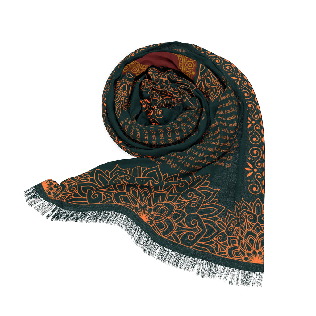 Mahā-mantra Mandala Scarf