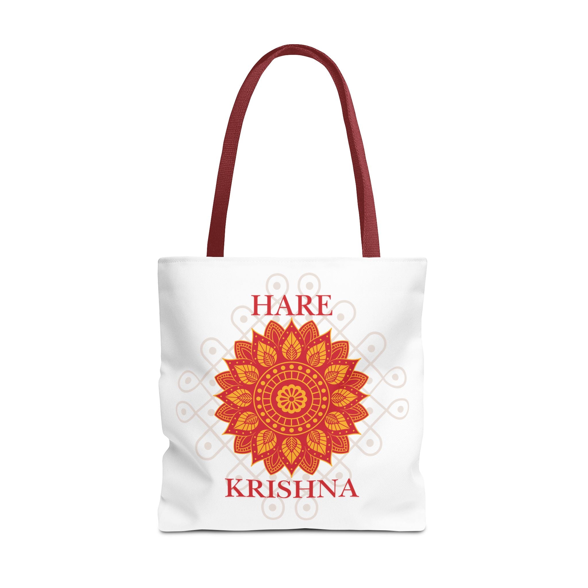 Hare Krishna Mandala Tote Bag | Spiritual Yoga Bag