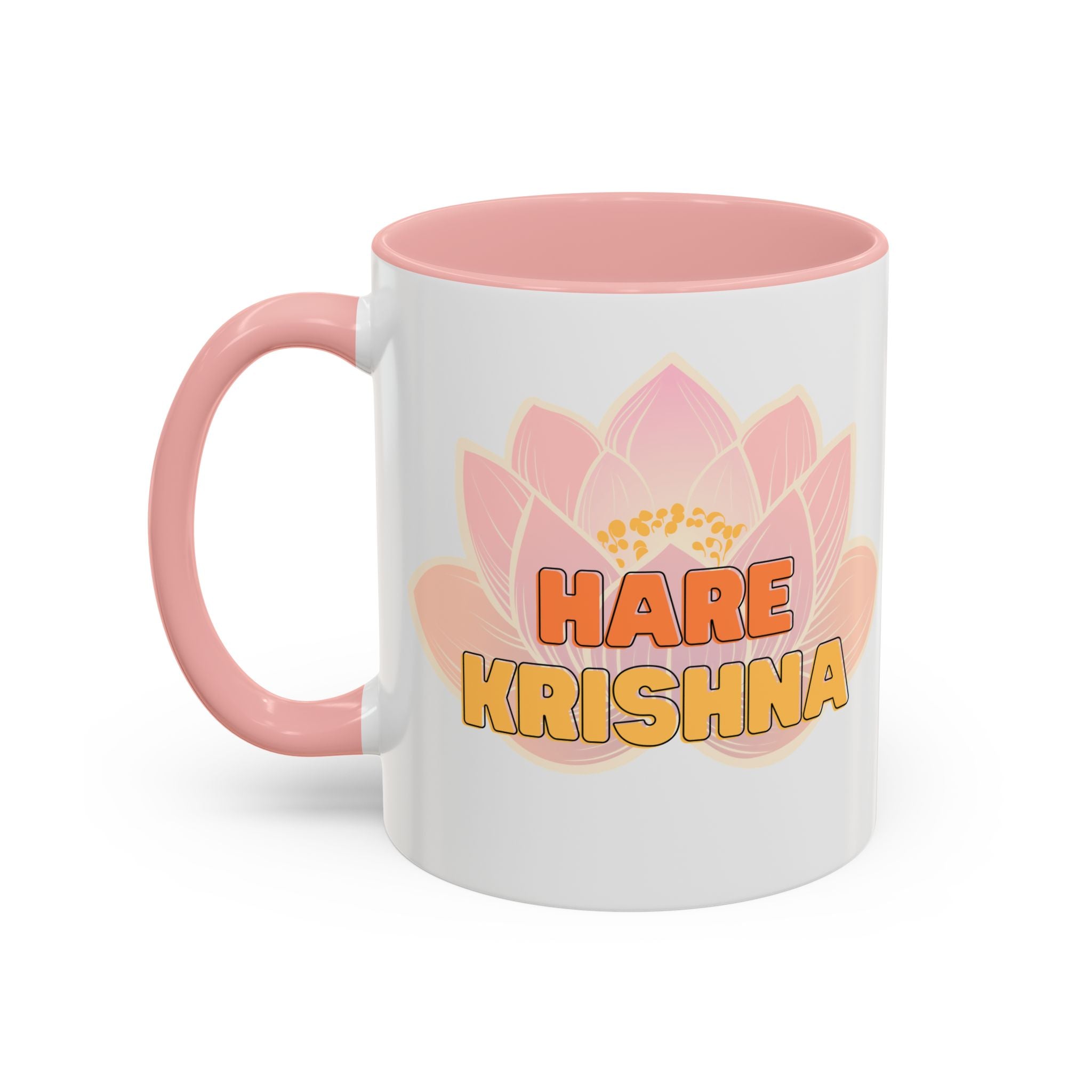 Hare Krishna Lotus Mug