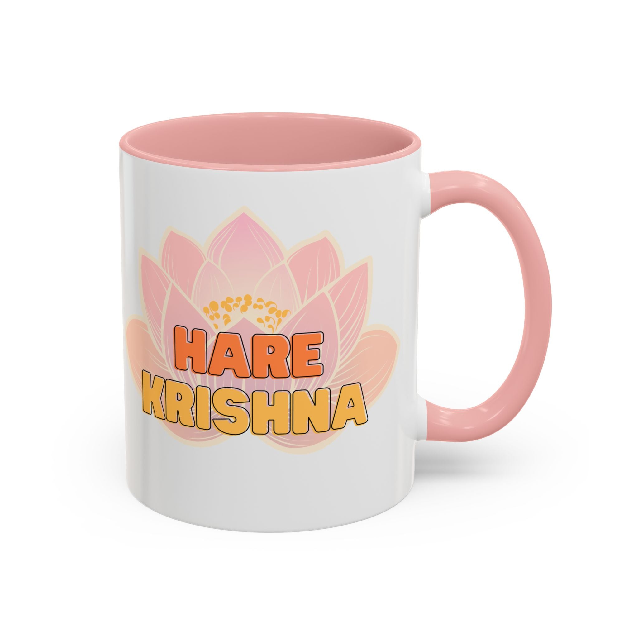 Hare Krishna Lotus Mug