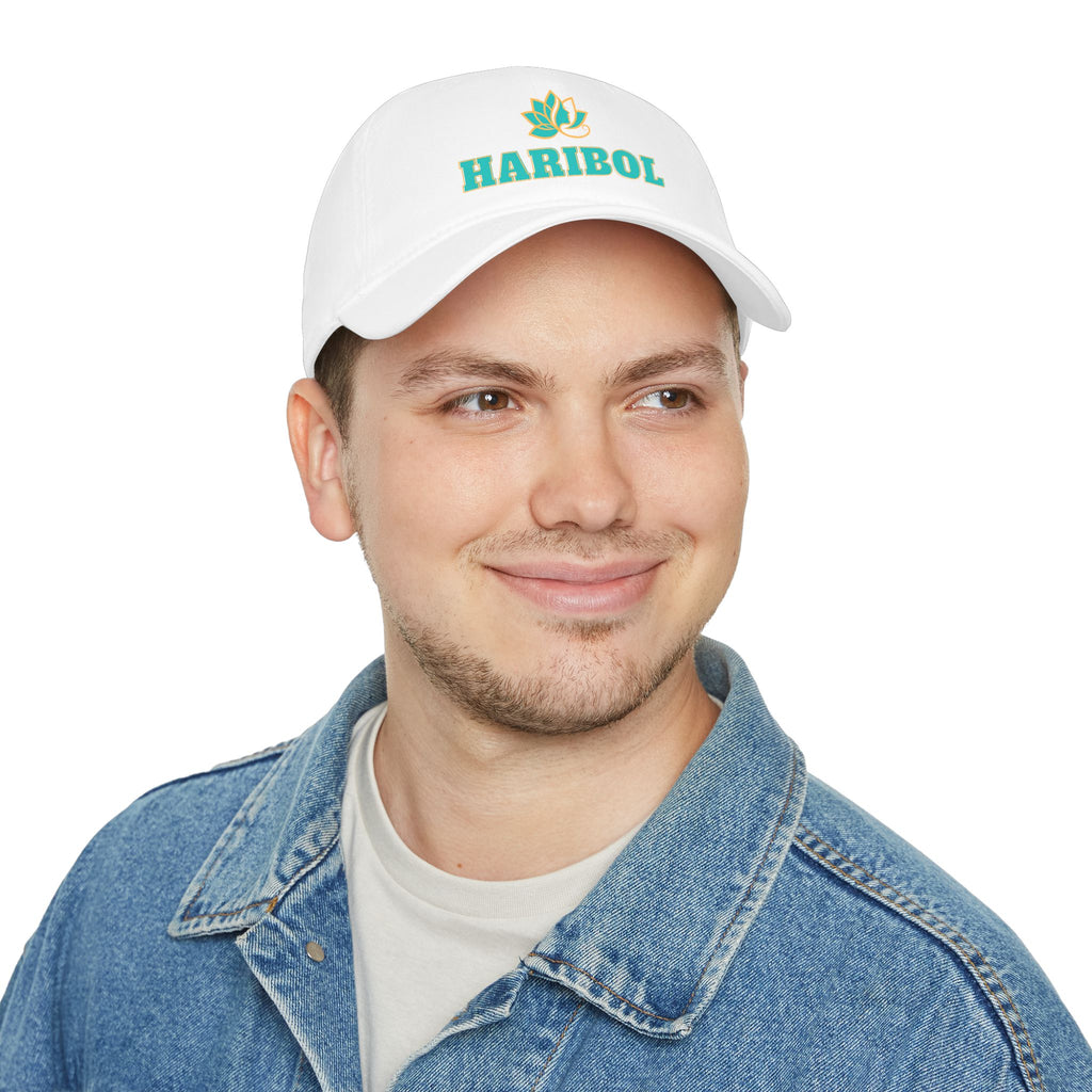 Haribol Embroidered Lotus Cap